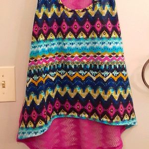 Mossimo tank top with mesh back